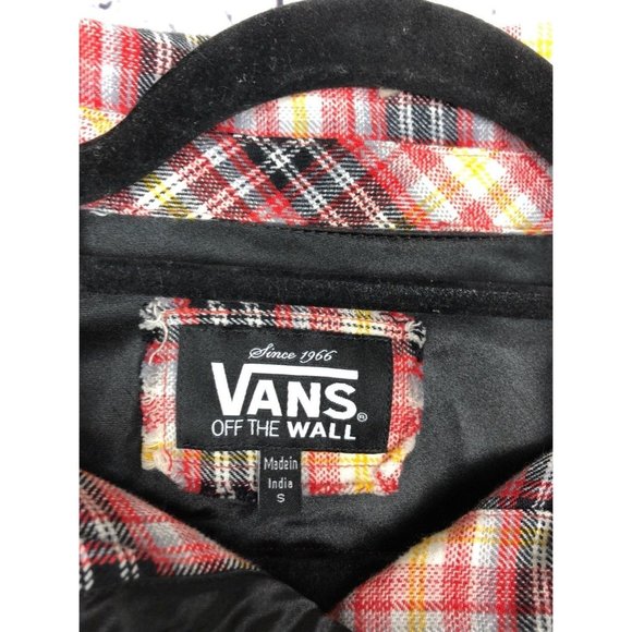 📚Vans • Plaid Button down shirt - Size Small - Picture 4 of 5